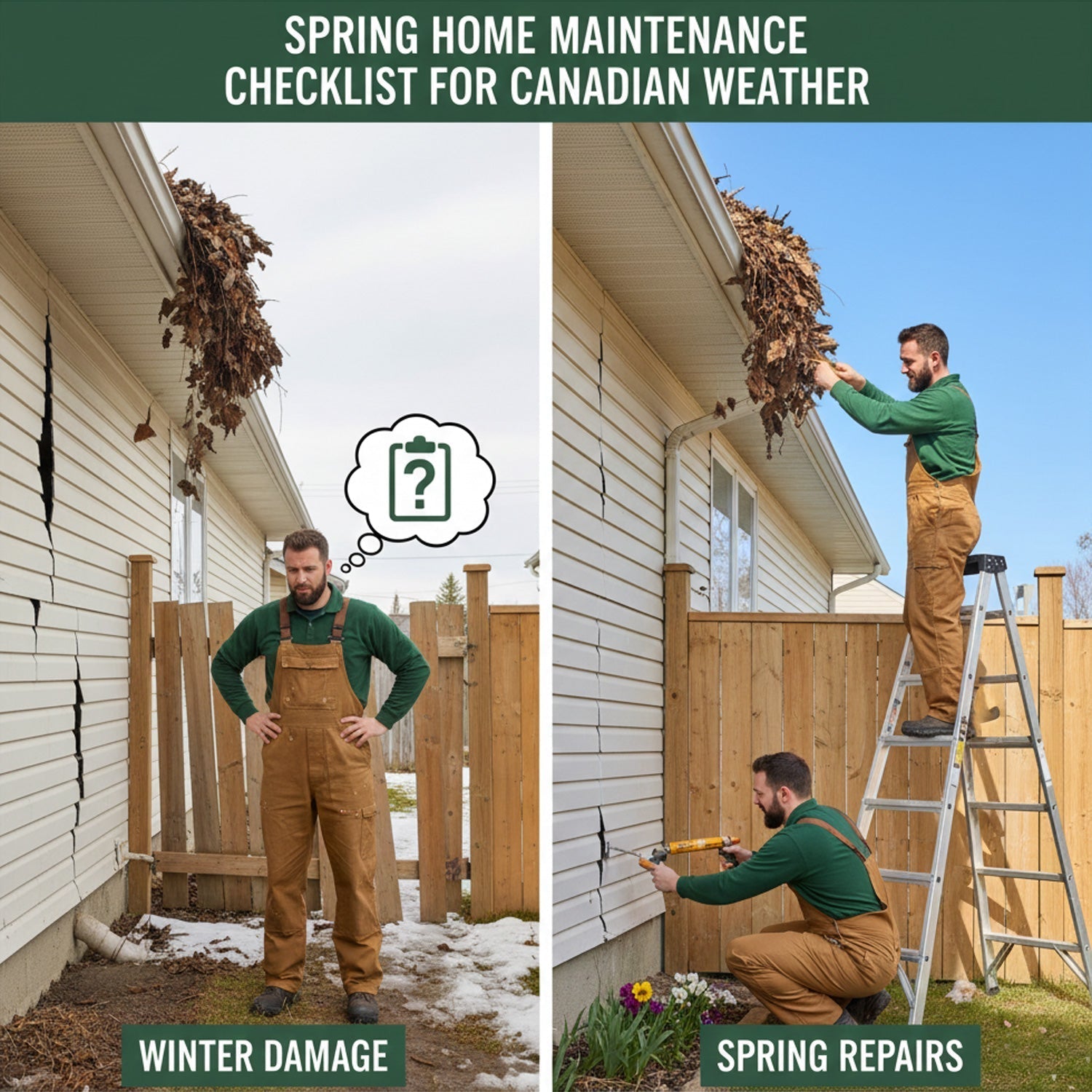Spring Home Maintenance Checklist for Canadian Weather | Call: 365-444 ...
