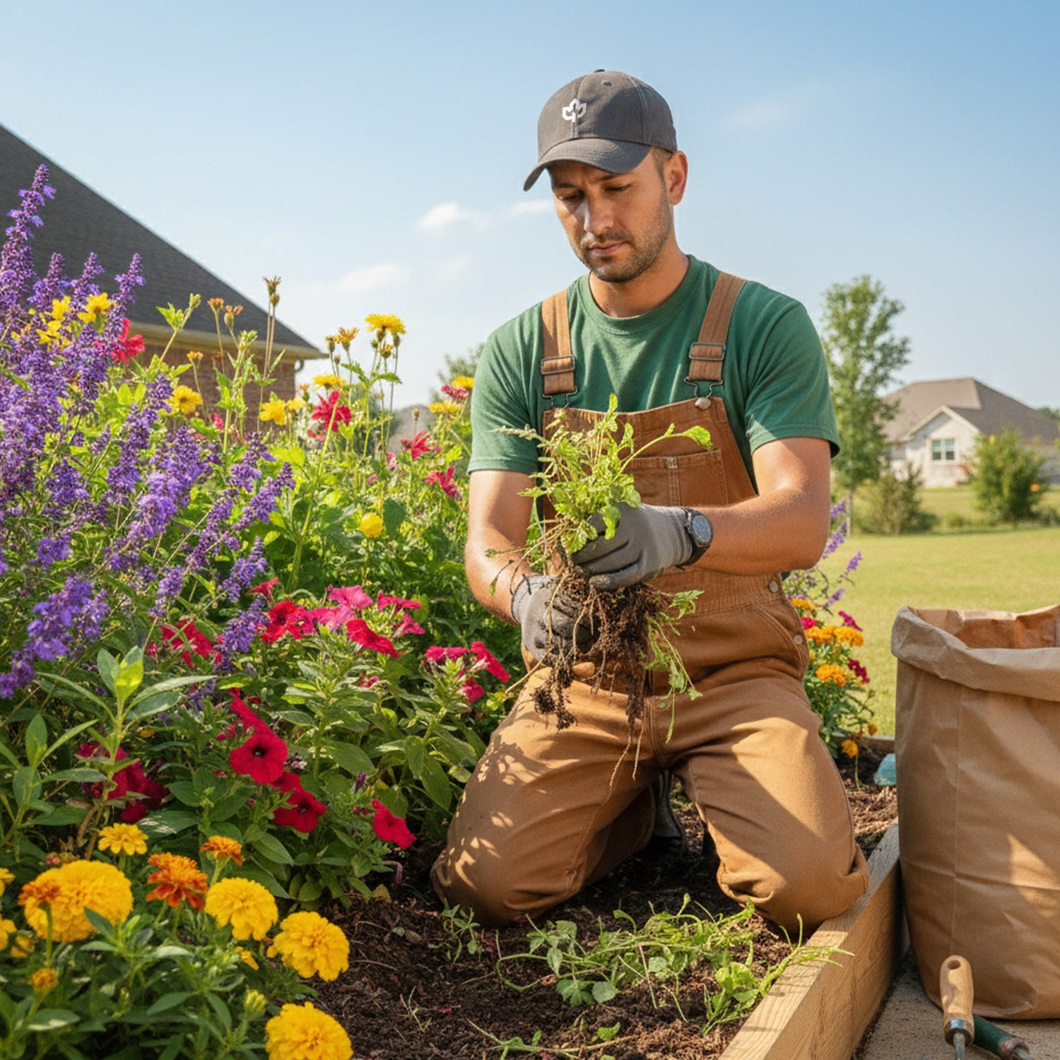Basic Garden Bed Weeding