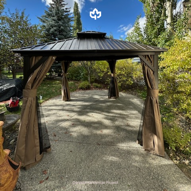Calgary Alberta Gazebo Assembly and Installation Canada Handyman
