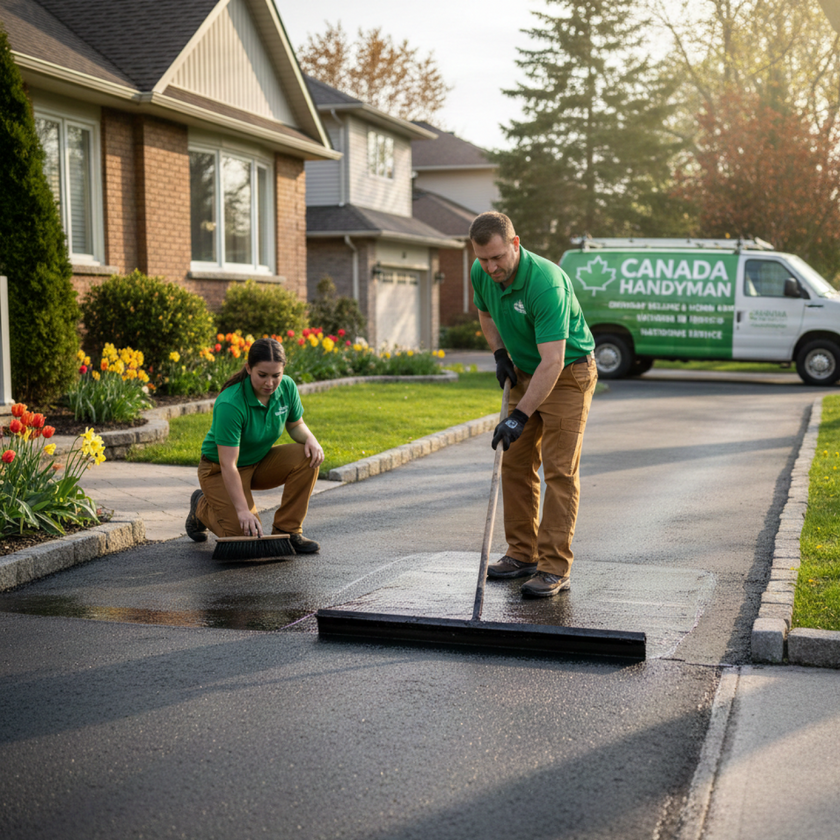 Service Drive Way Driveway Sealing Service | Call: 365-444-0596 – Canada Handyman
