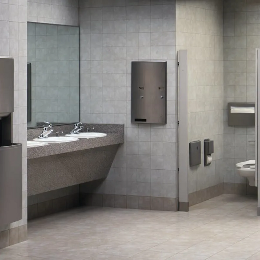 Commercial Bathroom Accessory Installation