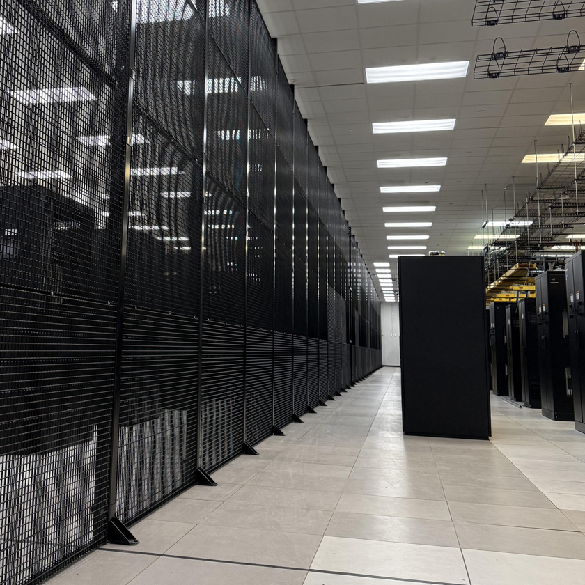Data Center Server Cage Partition Enclosures