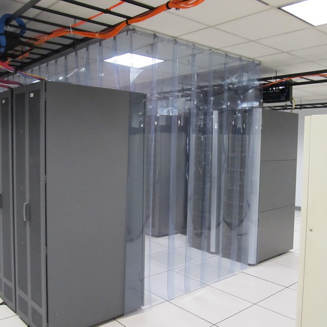 Data Center Hot Cold Aisle Plastic Curtain Containment
