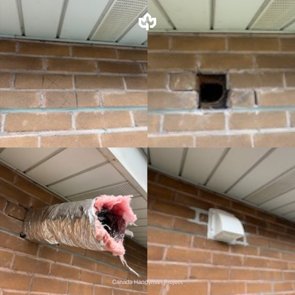 Laval Quebec Bathroom Fan Installation Canada Handyman Before and After