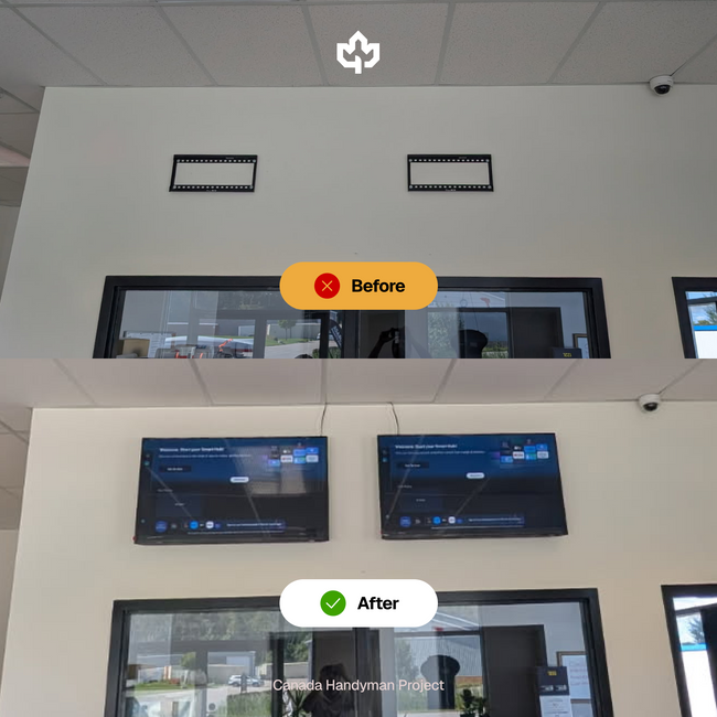 Port Perry Ontario TV Installation Canada Handyman