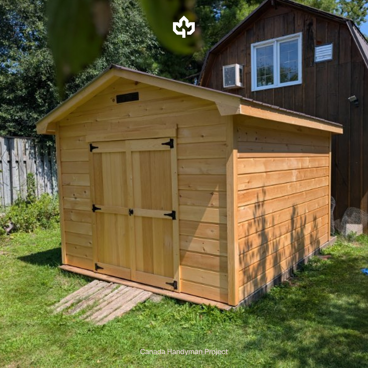Scugog Ontario Shed Assembly Canada Handyman Front View